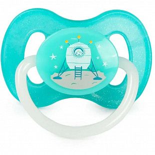 Пустышка Canpol babies Space Латексная Круглая 6-18 мес. (23/222_blu_new)