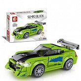Конструктор Sembo Block Спорткар 607046 green