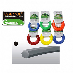 Леска Startul ф 3,0мм х 15 м шестигранное сечение Garden ST6050-30