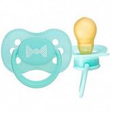 Пустышка Canpol babies Pastelove Латексная Круглая 6-18 мес. (22/429) turquoise