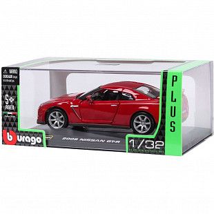 Коллекционная машина Bburago 1:32 Nissan GT R (18-42016) red