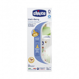 Бутылочка Chicco Unisex 0+ мес 150 мл 00020610300050