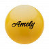 Мяч для художественной гимнастики Amely AGB-101 15 см yellow