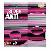 На картинке изображен Накладка для ракеток Butterfly Super Anti black Накладка для ракеток Butterfly Super Anti black