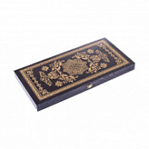Нарды средние Восьмигранник 48х24х4 см 017-09 black/gold