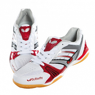 Кроссовки для настольного тенниса Butterfly Utop I white/red