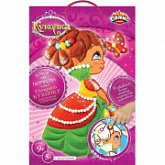 Набор для детского творчества Dalis Раскраска из пластилина Кукла Ксюша MC-202