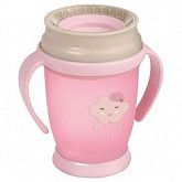 Поильник-непроливайка Lovi 360° Retro Baby 250мл 12м+ 1/589new Pink/Beige