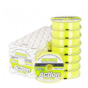 Леска Akara Action Yellow 100 м