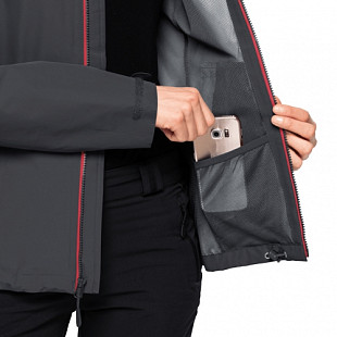 Куртка женская Jack Wolfskin Evandale Jacket W ebony
