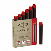 Картридж с чернилами для перьевой ручки Parker 6 шт 1950408 black