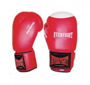 Перчатки боксерские Everfight EGB-524 Olympic red