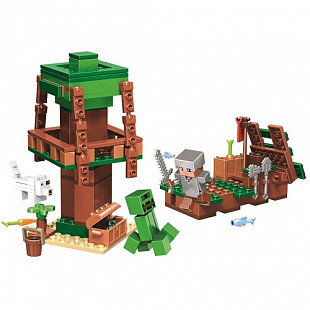 Конструктор Bela Mienecraft Путешествие к Острову Сокровищ На Корабле 11131