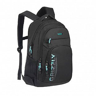Рюкзак GRIZZLY RU-934-6 black/turquoise