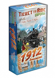 Настольная игра Hobby World Ticket to Ride. Европа: 1912 1626