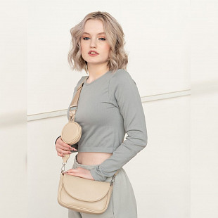 Сумка женская Ors Oro OMS-0176 beige