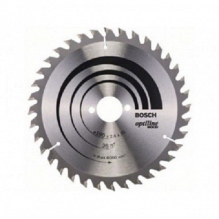 Диск пильный Bosch 190х30 36 зубов Optiline