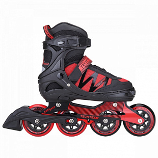 Роликовые коньки Tech Team Easy Step 2019 black/red