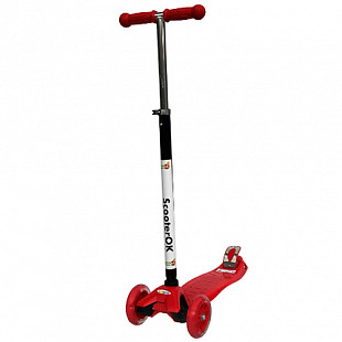 Самокат BabyHit ScooterOK Plus red