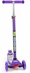 Детский самокат (с наклейкой V1) # 0072-V1(Ф) фиолетовый