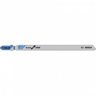 Пять пилок лобзиковых по металлу Bosch T318АF 2608634241
