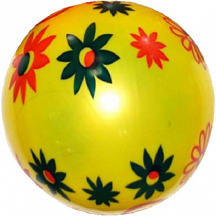 Мяч гимнастический Zez Sport D9-S22 yellow/black/red