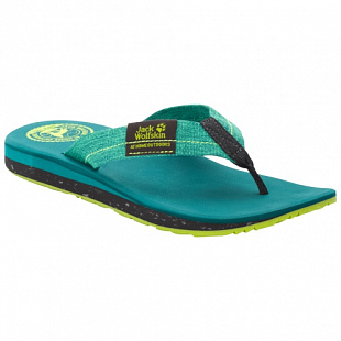 Вьетнамки мужские Jack Wolfskin Beachster M dark green / phantom