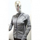 Куртка (фуфайка) спортивная женская Zez Sport TB-490 gray