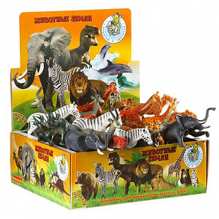 Набор животных Bondibon "Ребятам о Зверятах", животные джунглей ВВ1608