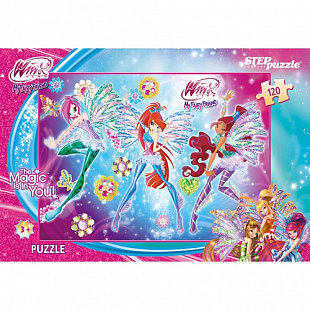 Пазлы Step Puzzle 120 "Winx" (Rainbow) набор 6
