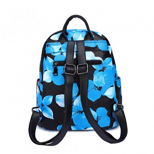 Рюкзак Ors Oro DS-9029 blue flowers/black