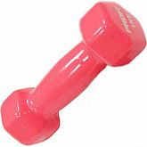 Гантель виниловая 1 шт 1 кг Red