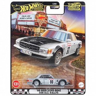 Машинка Hot Wheels Premium '80 Mercedes-Benz 500 SLC Rallye (GJT68 HRT63)