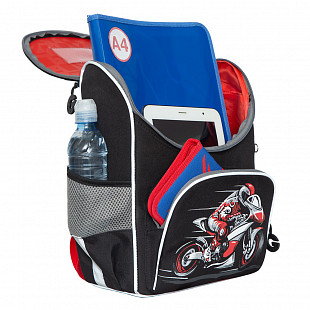 Рюкзак школьный с мешком GRIZZLY RAm-185-9 /1 black