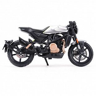 Масштабная модель мотоцикла Maisto 1:18 Husqvarna Motorcycles Vitpilen 701 (39300 20-18854) Silver НОВОЕ ПОСТУПЛЕНИЕ