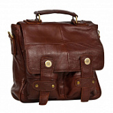 Мужская сумка Pola 5221 dark brown