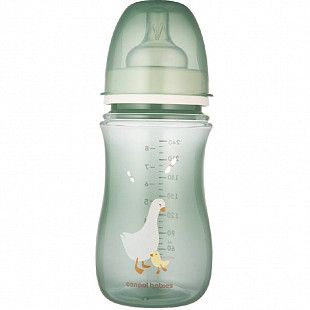 Антиколиковая бутылочка для кормления Canpol babies Goose с широким горлышком 240 мл., 3+ мес. (35/245)