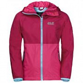 Куртка детская Jack Wolfskin Rainy Days Girls azalea red