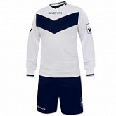 Футбольная форма Givova Kit Olimpia KITC44 white/blue