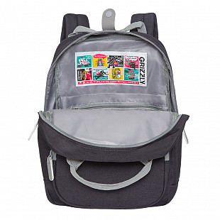 Городской рюкзак GRIZZLY RX-026-7 /3 dark grey