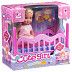 Набор игровой Shenzhen Toys Cute Girl с куколкой в кроватке K899-27 Набор игровой Shenzhen Toys Cute Girl с куколкой в кроватке K899-27