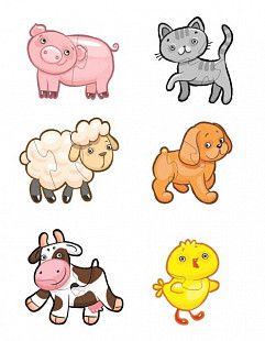 Контурные пазлы Десятое Королевство «Домашние животные» 001296