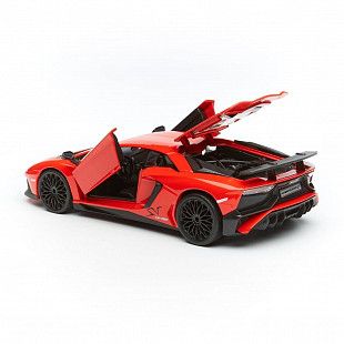 Коллекционная машина Bburago 1:24 Lamborghini Aventador LP750-4 SV (18-21079) red