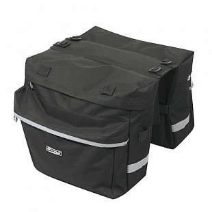Сумка на багажник Force Double 89635 black