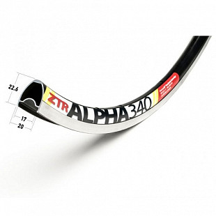 Обод Stans NoTubes 700с ZTR Alpha 340, 18H RWAP90019