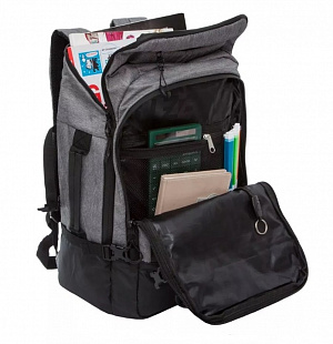 Рюкзак GRIZZLY RQ-019-2 black/grey