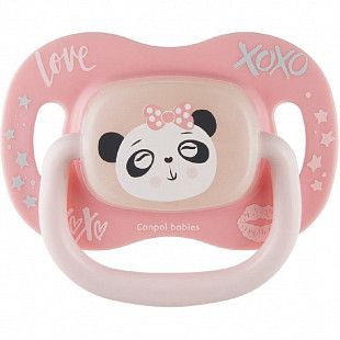 Пустышка Canpol babies Exotic Animals силиконовая симметричная 18+ мес. (34/922_pand)