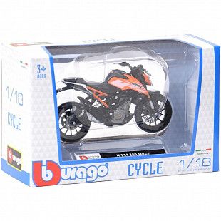 Мотоцикл Bburago 1:18 KTM 250 Duke (18-51000/18-51083)