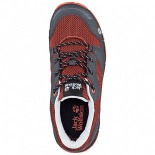 Кроссовки детские Jack Wolfskin Mtn Attack 3 Low K orange / dark grey