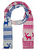 Шарф для двоих Pink-Blue